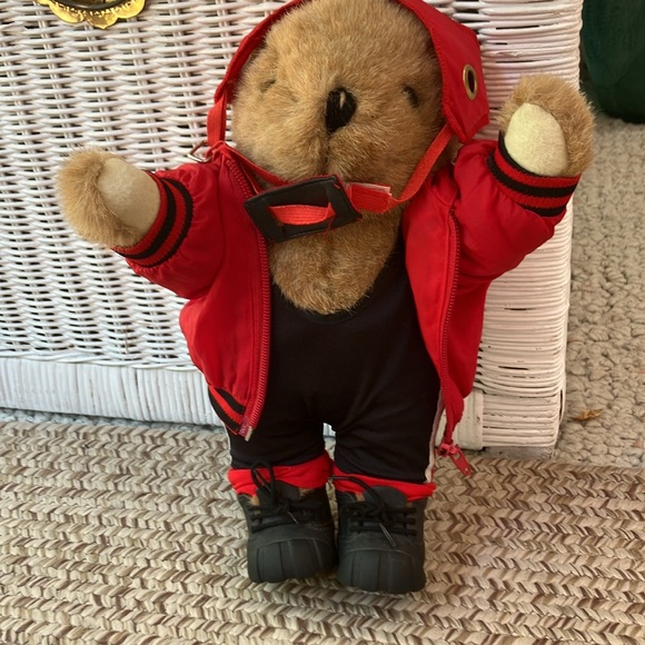 Rare Wrestler Bear—Vintage Tender Heart Treasures wrestler Teddy 1993 Jointed. - Picture 1 of 10